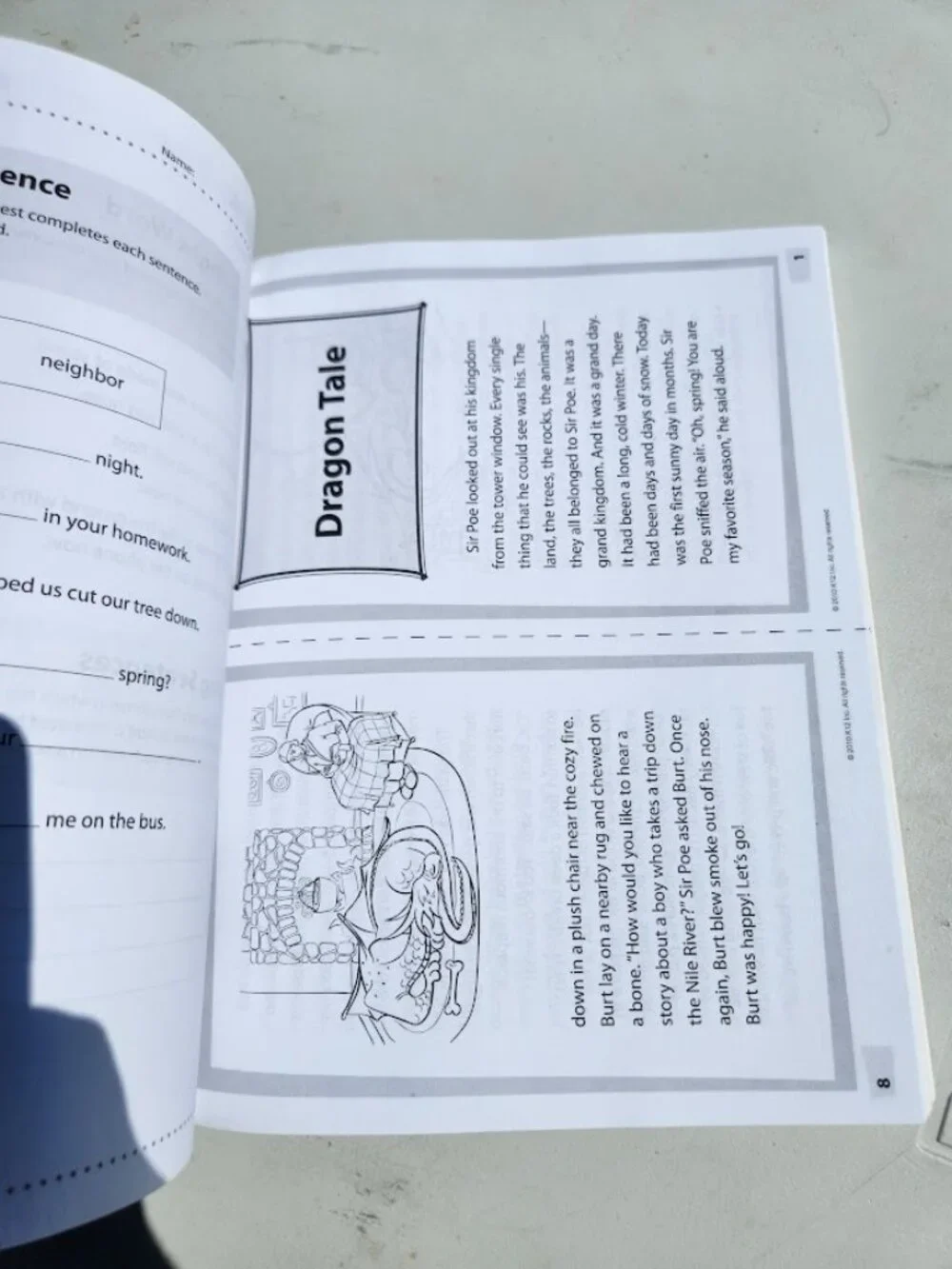 Mark12 Reading Activity Book Volume 1 Paperback Literature Curriculum Workbook S